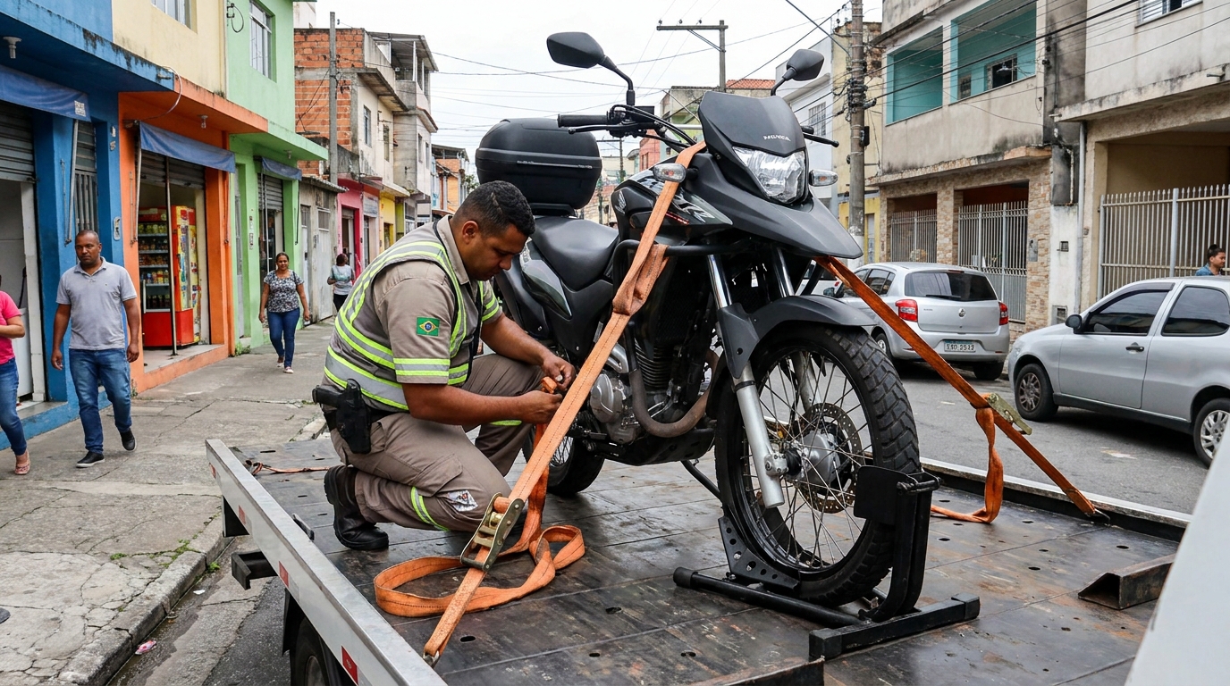 Guincho para Moto em Anhumas, Botucatu‑SP